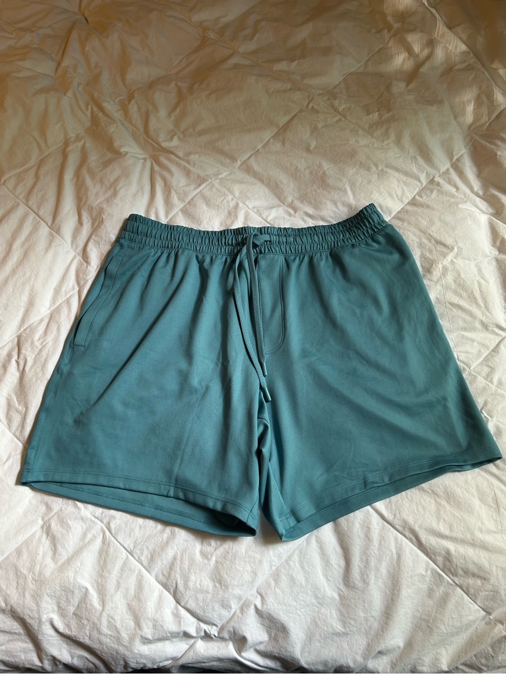 Women's Under Armour Teal Elastic-Waist Shorts